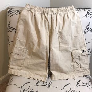 Adidas men’s 38 Cargo shorts.
